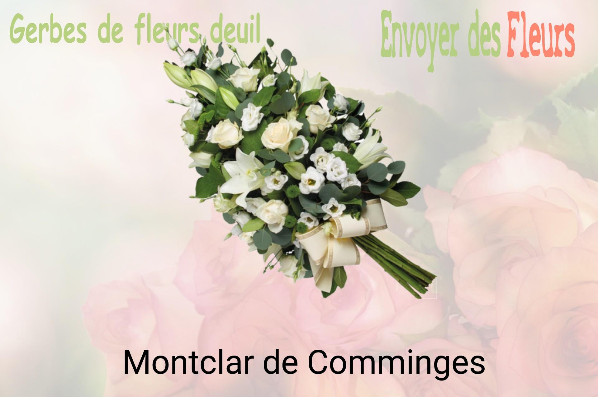 Gerbe de fleurs de deuil livrée à Montclar-de-Comminges